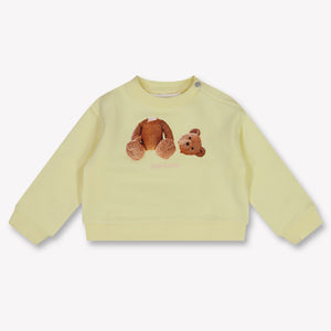 Palm Angels Baby Meisjes Trui In Geel