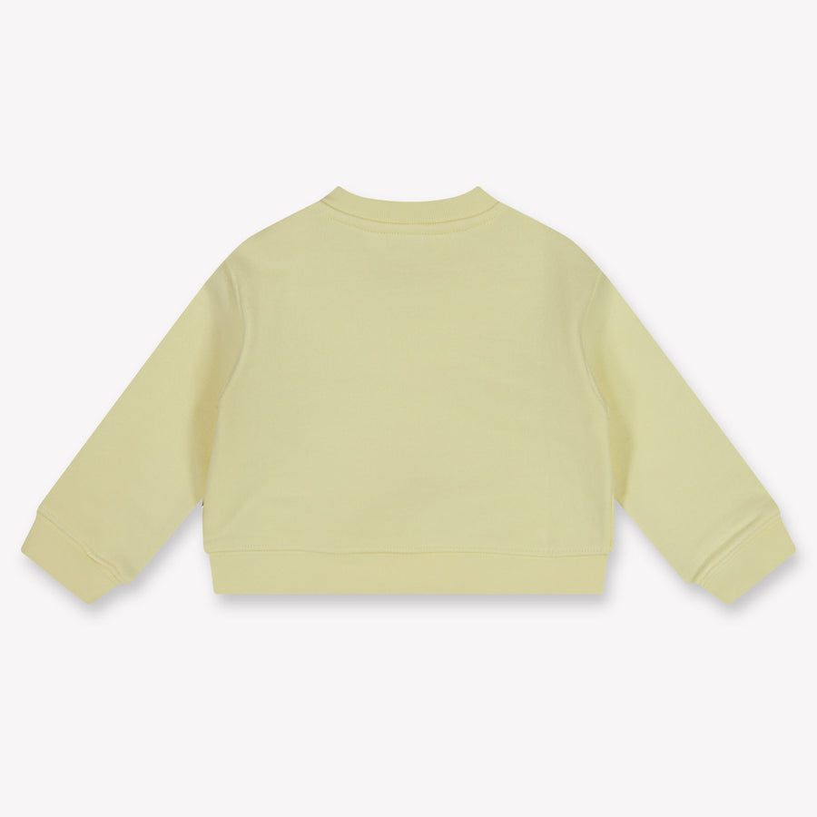 Palm Angels Baby Meisjes Trui In Geel