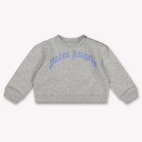 Palm Angels Baby Jongens Trui In Grijs