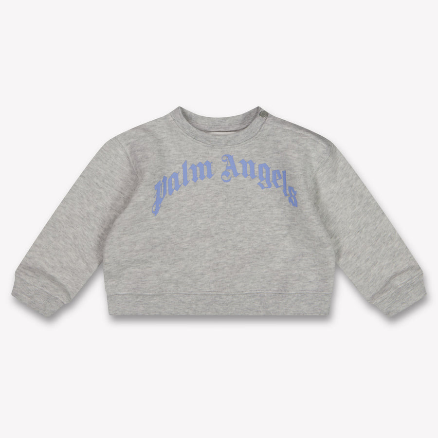 Palm Angels Baby Jongens Trui In Grijs