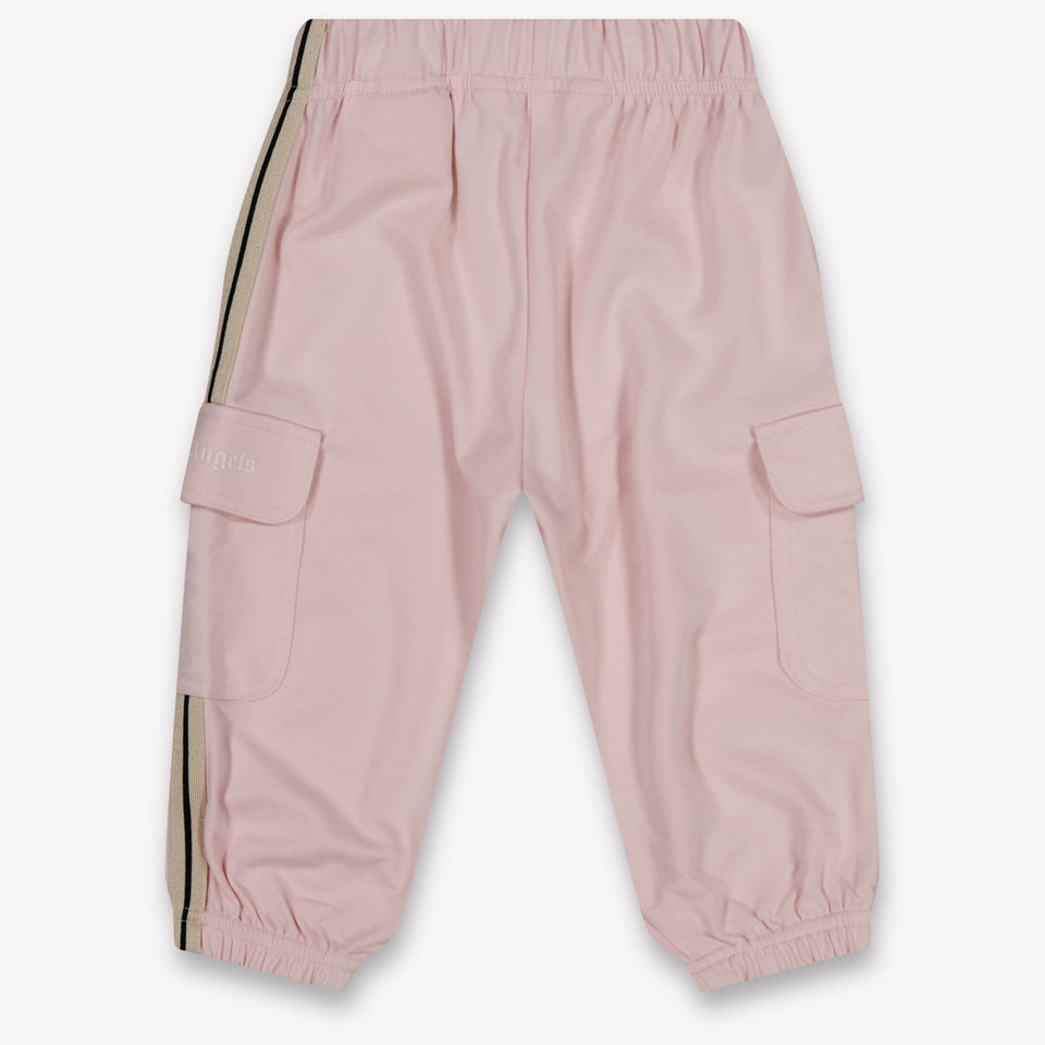 Palm Angels Baby Meisjes Broek In Licht Roze