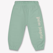 Palm Angels Baby Jongens Broek In Licht Groen