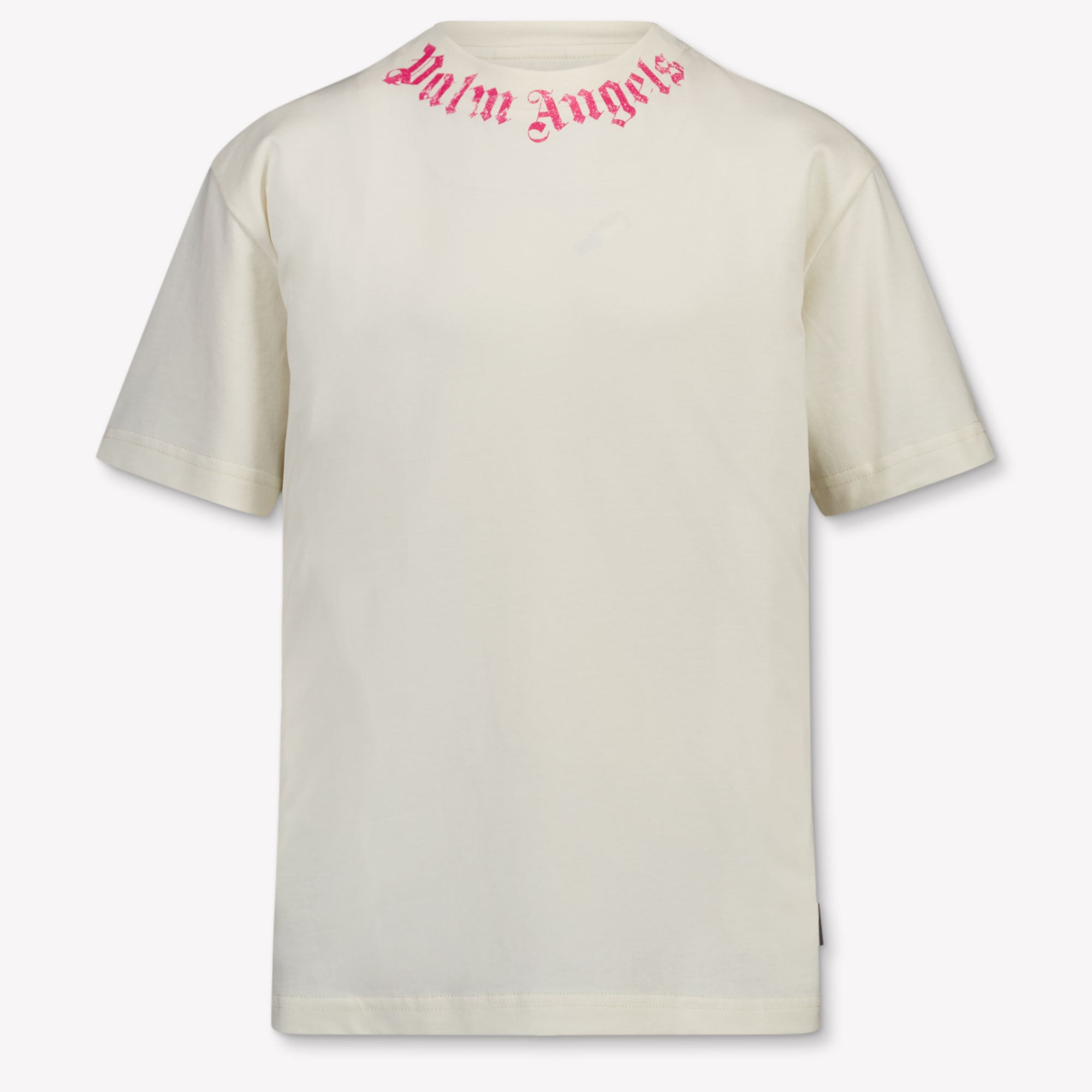 Palm Angels Kinder Meisjes T-Shirt In Off White
