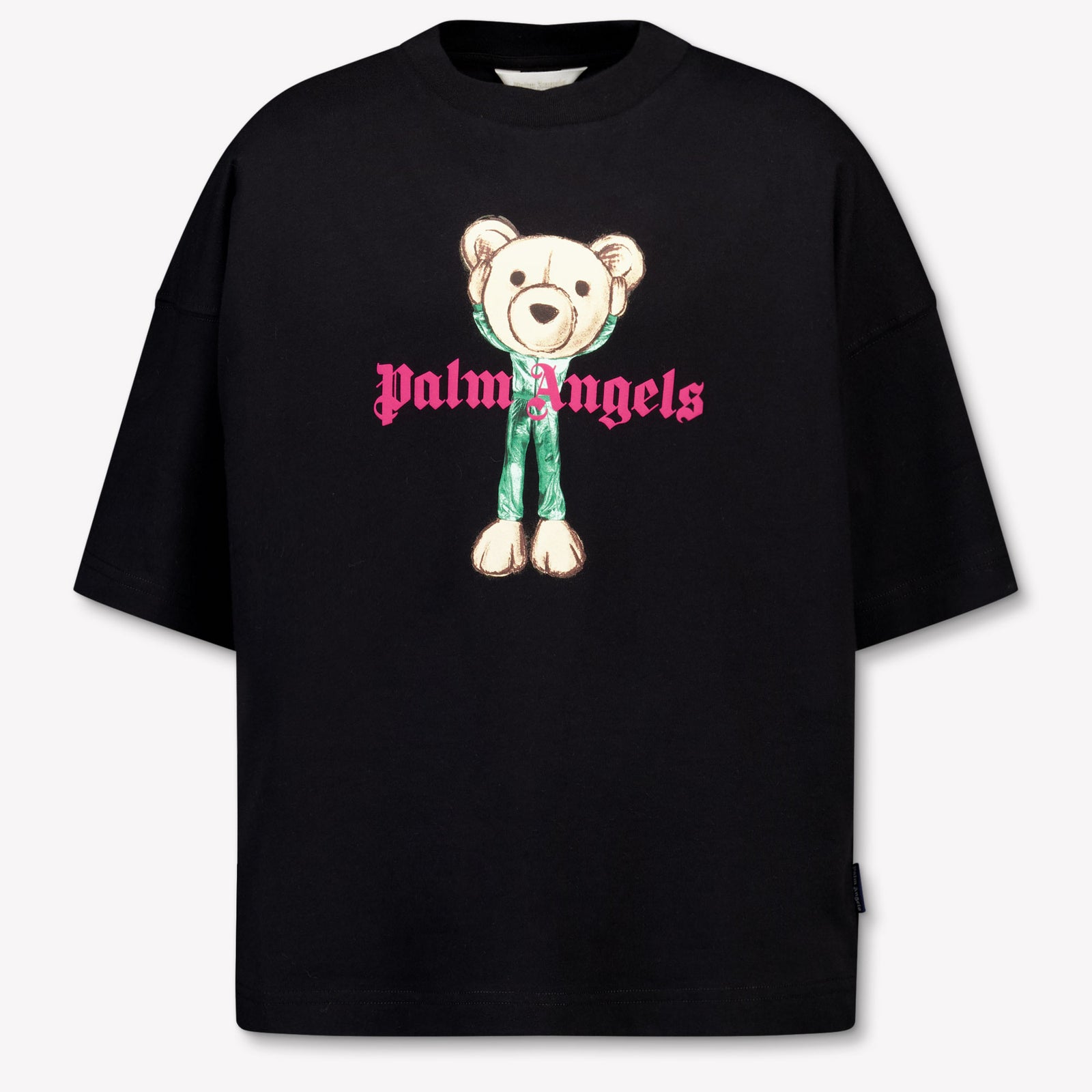 Palm Angels Kinder Jongens T-Shirt In Zwart
