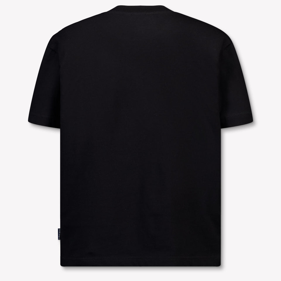 Palm Angels Kinder Jongens T-Shirt In Zwart