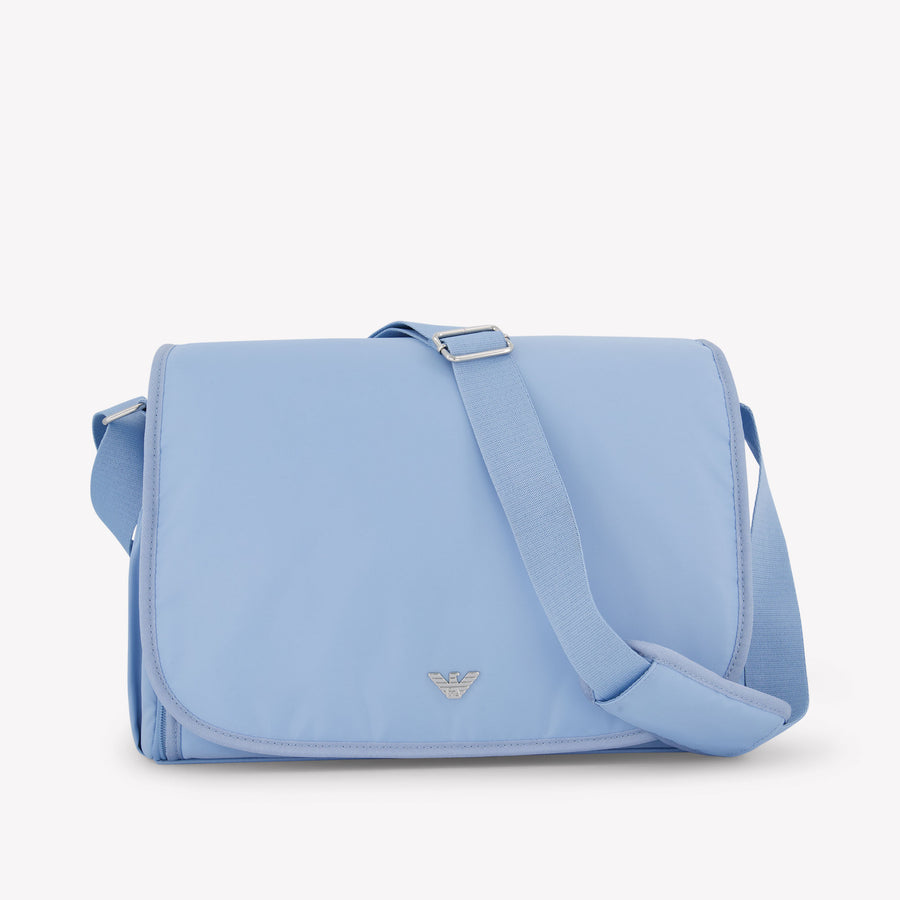 Armani Baby Unisex Luiertas In Licht Blauw