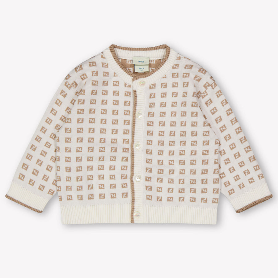 Fendi Baby Unisex Vest In Wit