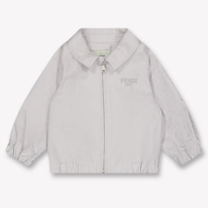 Fendi Baby Jongens Zomerjas In Licht Grijs