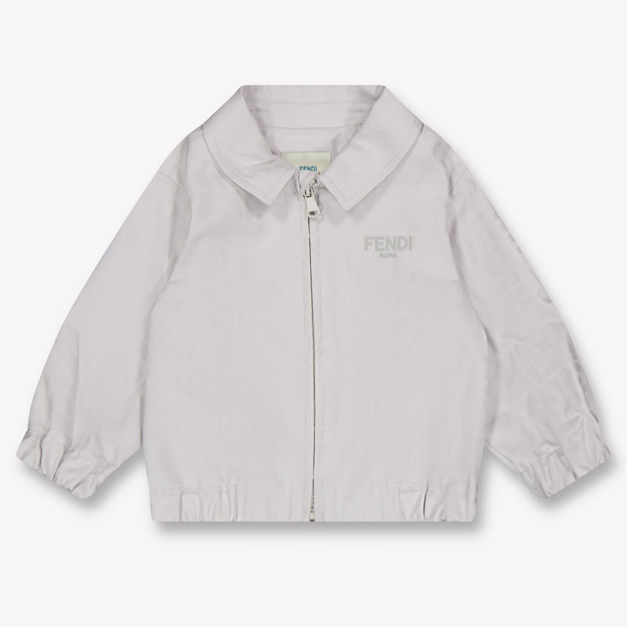 Fendi Baby Jongens Zomerjas In Licht Grijs