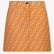 Fendi Kinder Meisjes Rokje In Oranje