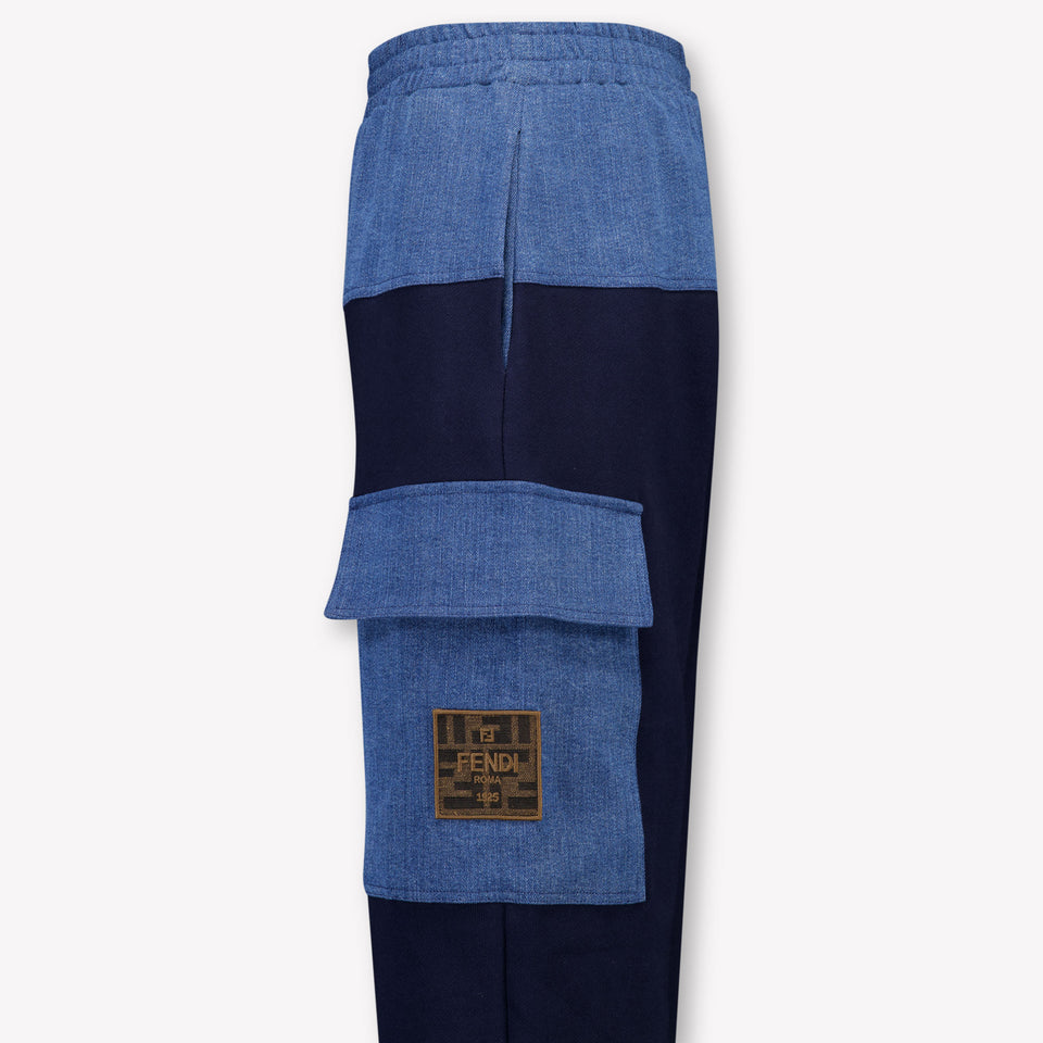 Fendi Kinder Jongens Broek In Navy