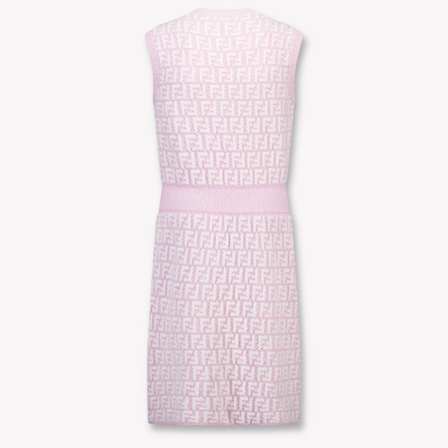 Fendi Kinder Meisjes Jurk in Roze