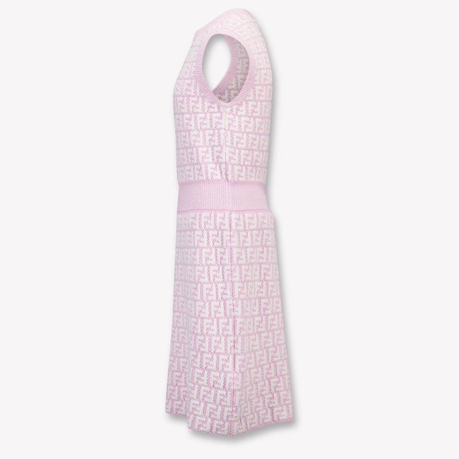 Fendi Kinder Meisjes Jurk in Roze