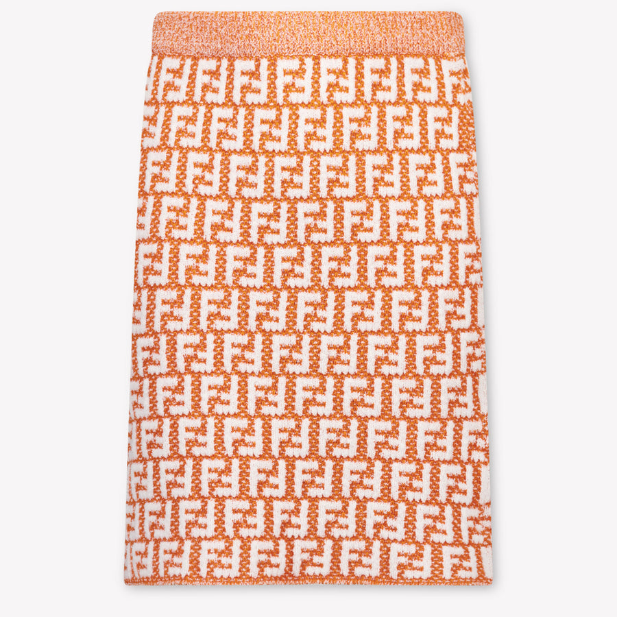 Fendi Kinder Meisjes Rokje In Oranje