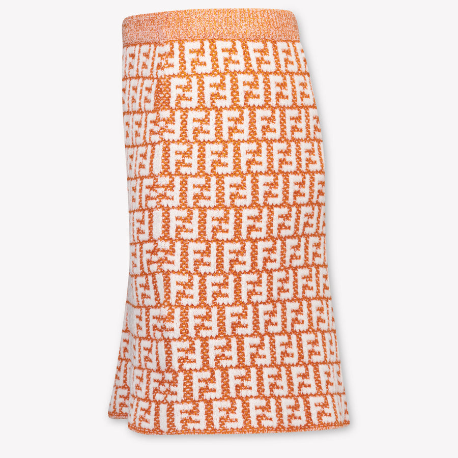 Fendi Kinder Meisjes Rokje In Oranje