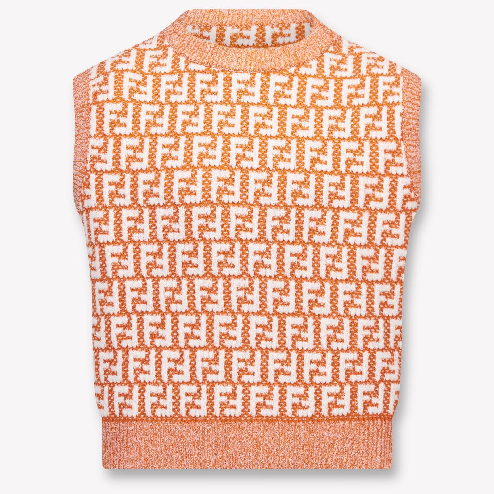 Fendi Kinder Meisjes T-Shirt In Oranje