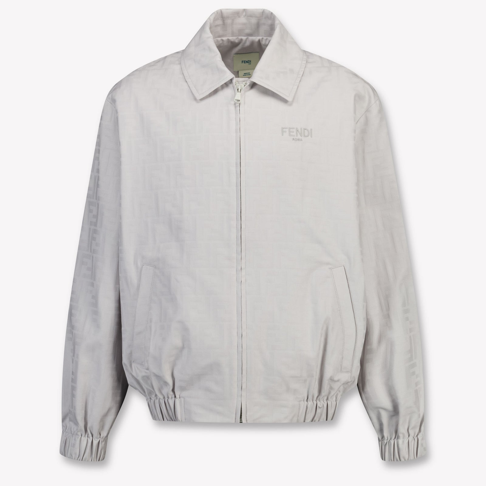Fendi Kinder Jongens Zomerjas In Licht Grijs