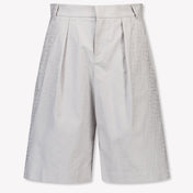 Fendi Kinder Jongens Shorts In Licht Grijs