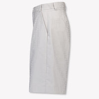 Fendi Kinder Jongens Shorts In Licht Grijs
