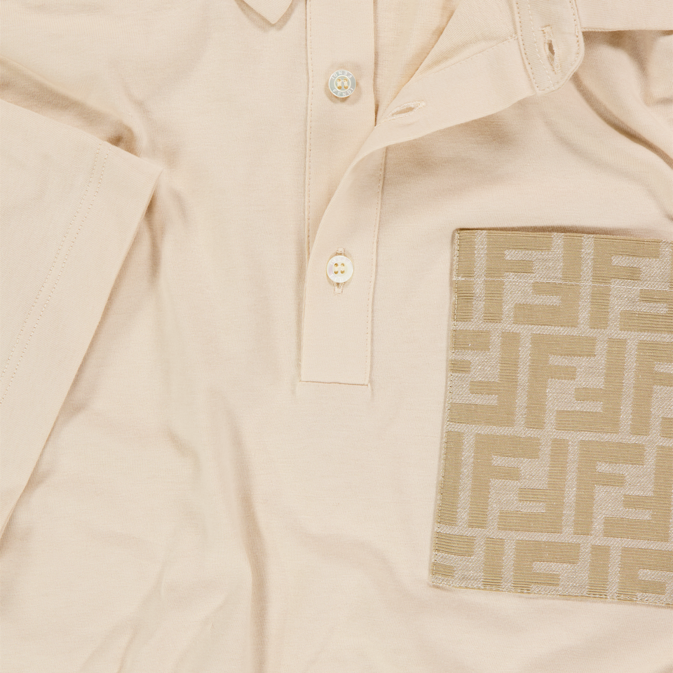 Fendi Kinder Jongens Polo In Beige