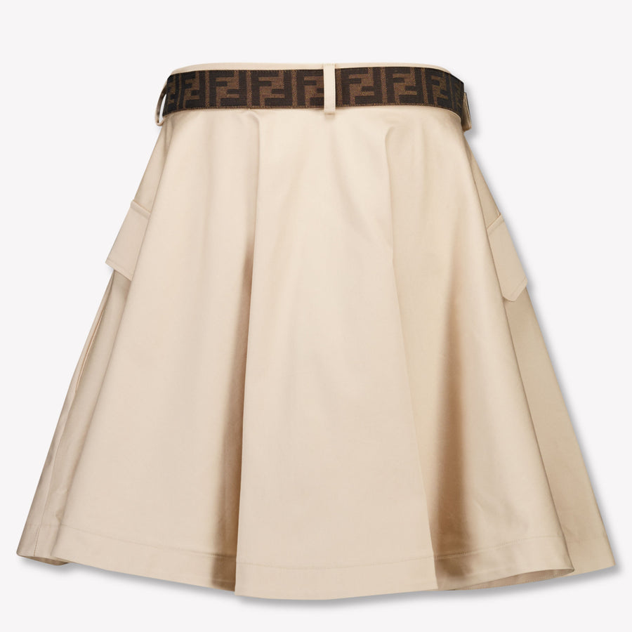 Fendi Kinder Meisjes Rokje In Beige