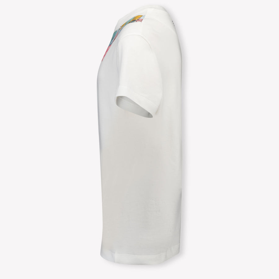 Fendi Kinder Meisjes T-Shirt In Wit