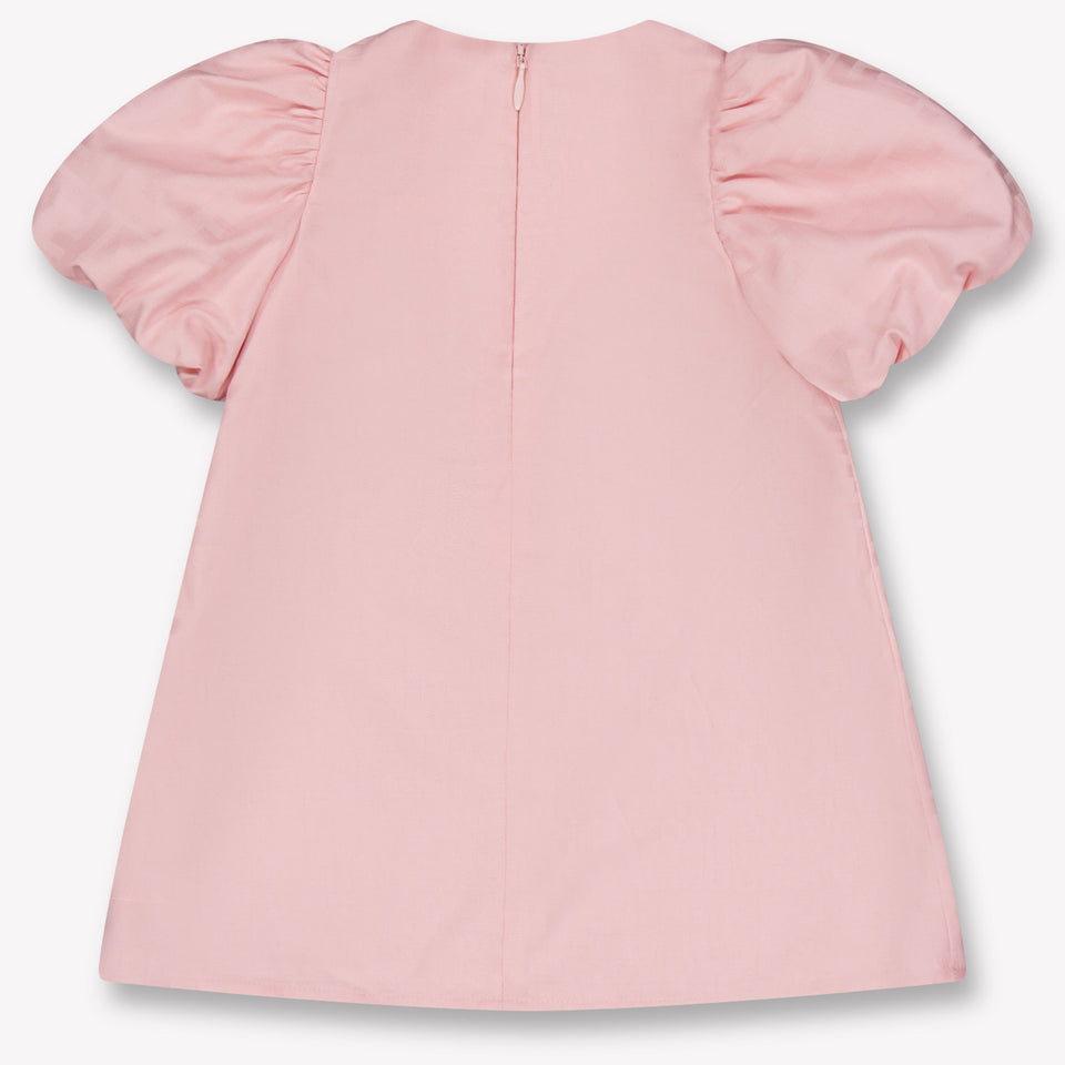 Fendi Baby Meisjes Jurk In Licht Roze