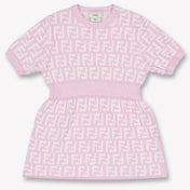 Fendi Baby Meisjes Jurk In Licht Roze