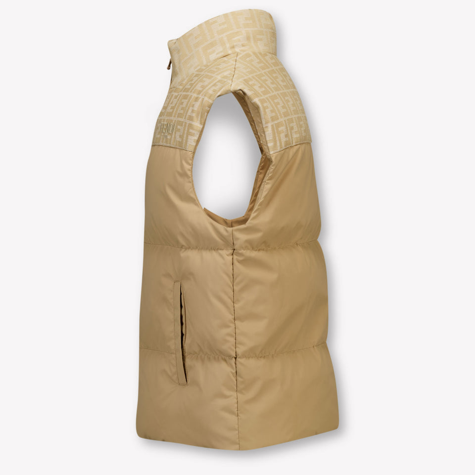 Fendi Kinder Unisex Bodywarmer In Beige