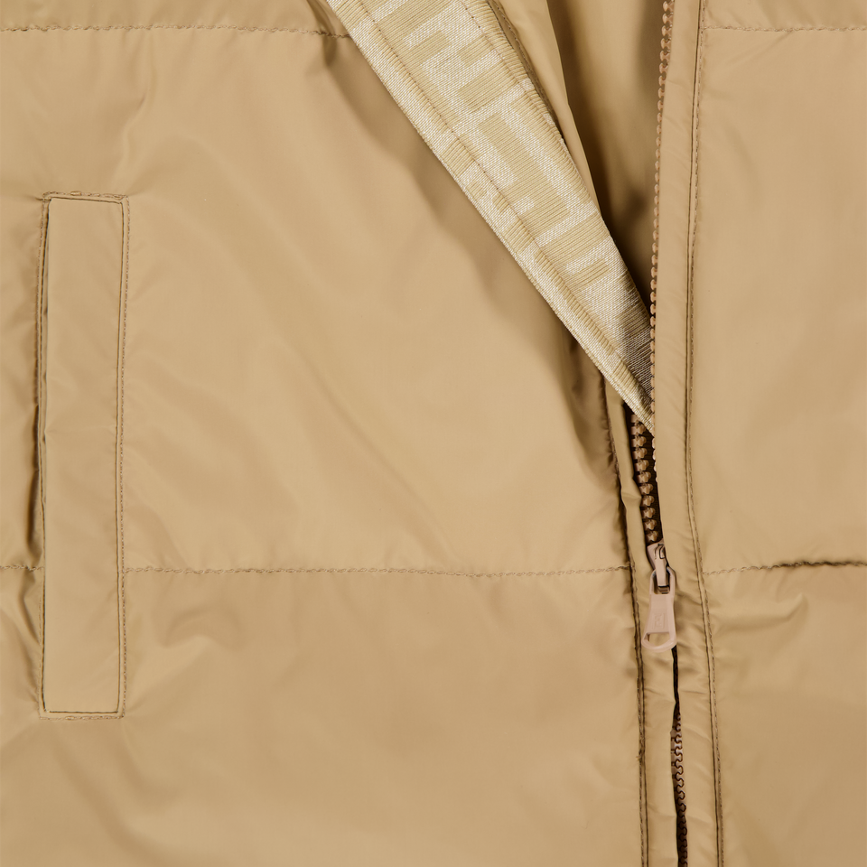 Fendi Kinder Unisex Bodywarmer In Beige