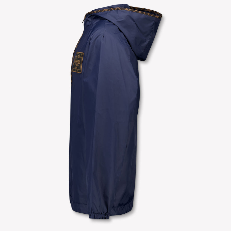 Fendi Kinder Unisex Zomerjas In Navy