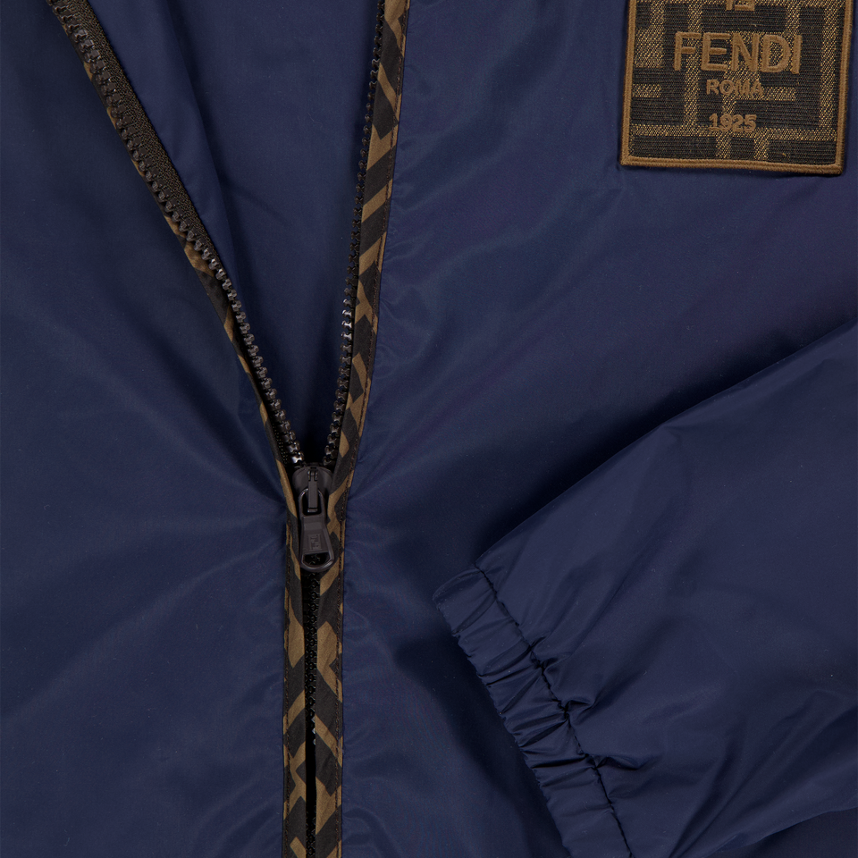 Fendi Kinder Unisex Zomerjas In Navy