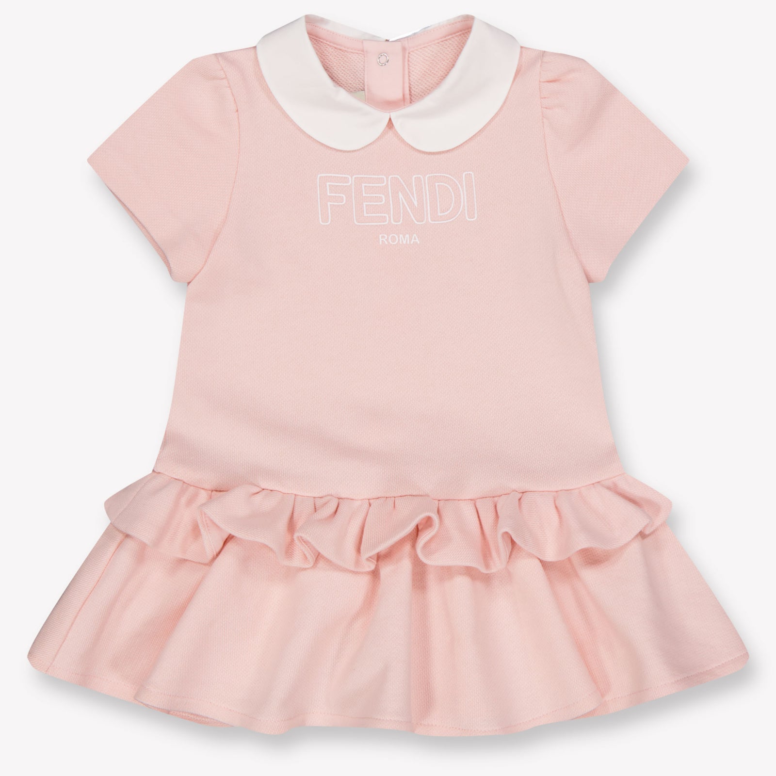 Fendi Baby Meisjes Jurk In Licht Roze
