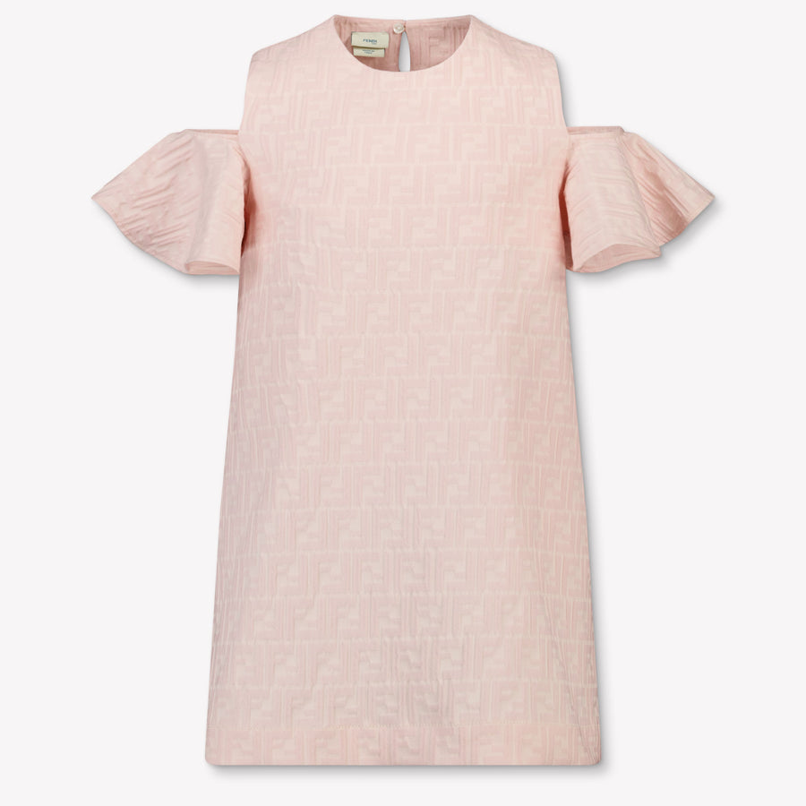Fendi Kinder Meisjes Jurk In Roze