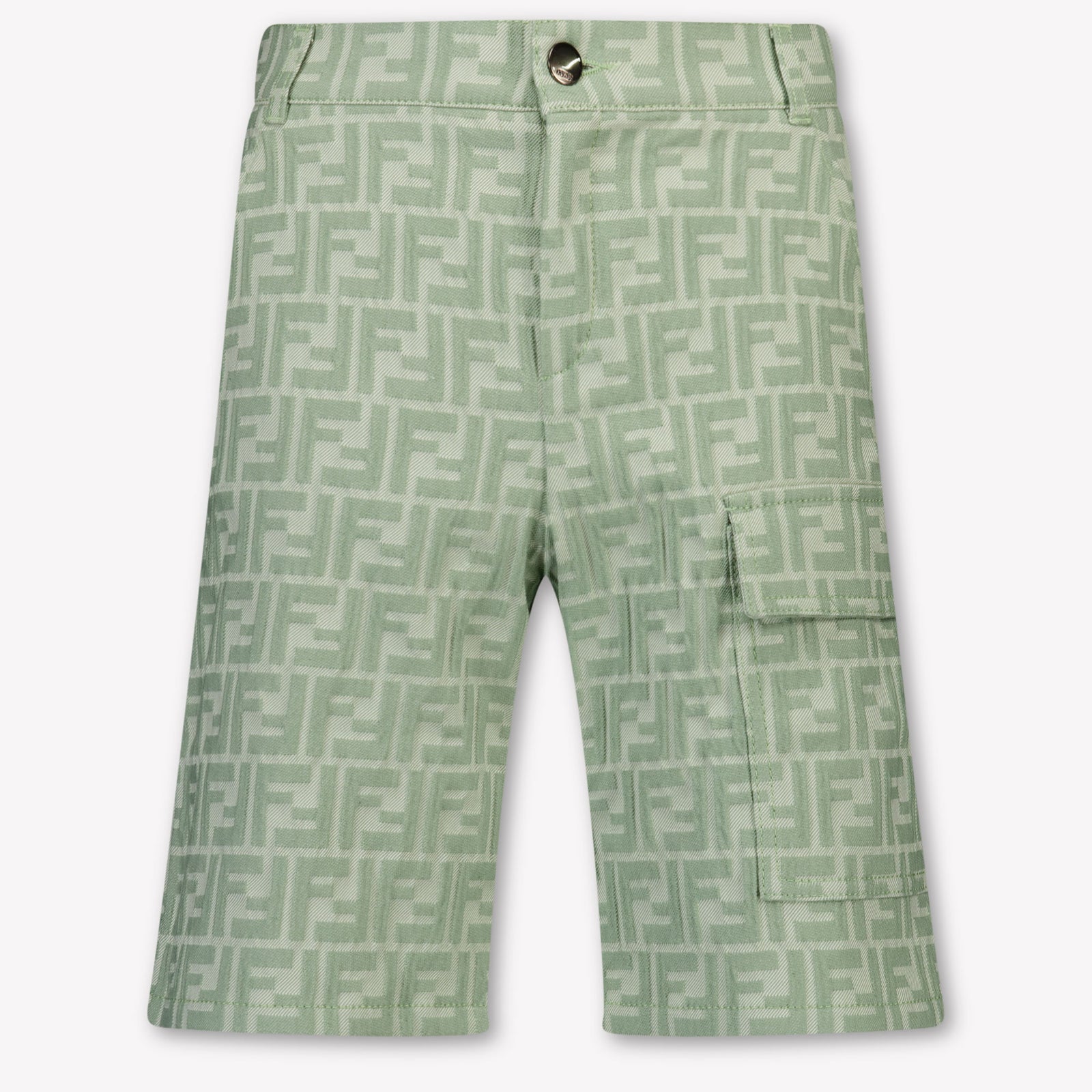 Fendi Kinder Jongens Broek In Licht Groen