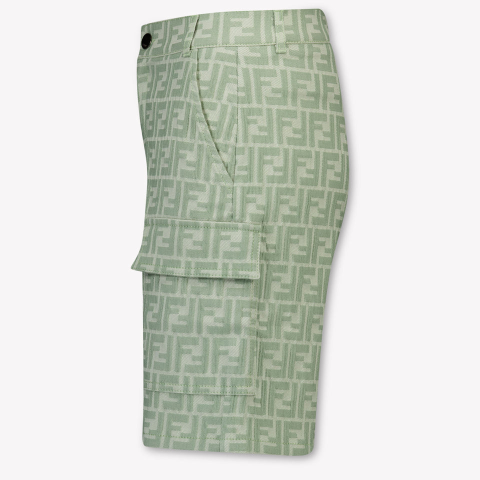 Fendi Kinder Jongens Broek In Licht Groen
