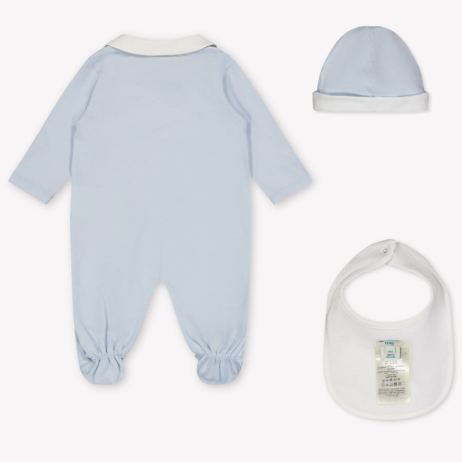 Fendi Baby Unisex Boxpakje In Licht Blauw