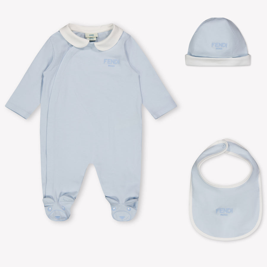 Fendi Baby Unisex Boxpakje In Licht Blauw