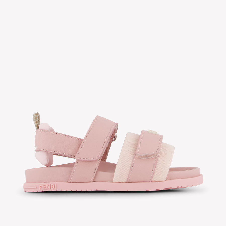 Fendi Meisjes Sandalen In Roze
