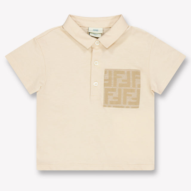 Fendi Baby Jongens Polo In Beige
