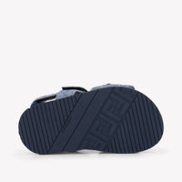 Fendi Unisex Sandalen In Blauw