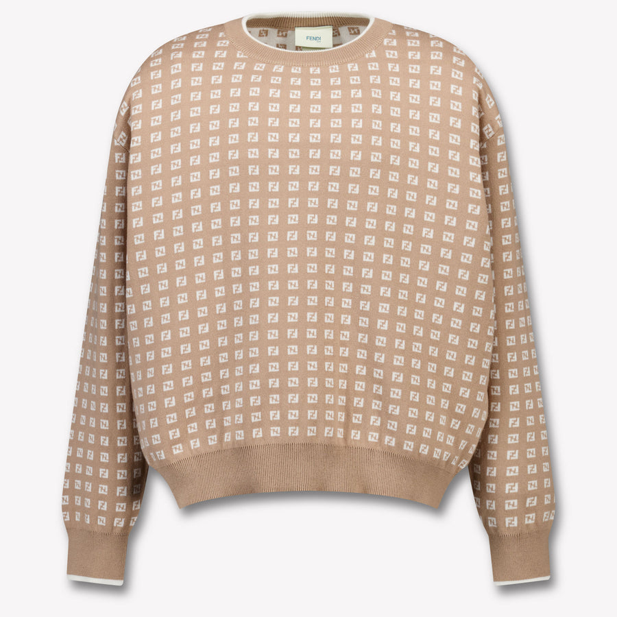 Fendi Kinder Jongens Trui In Beige
