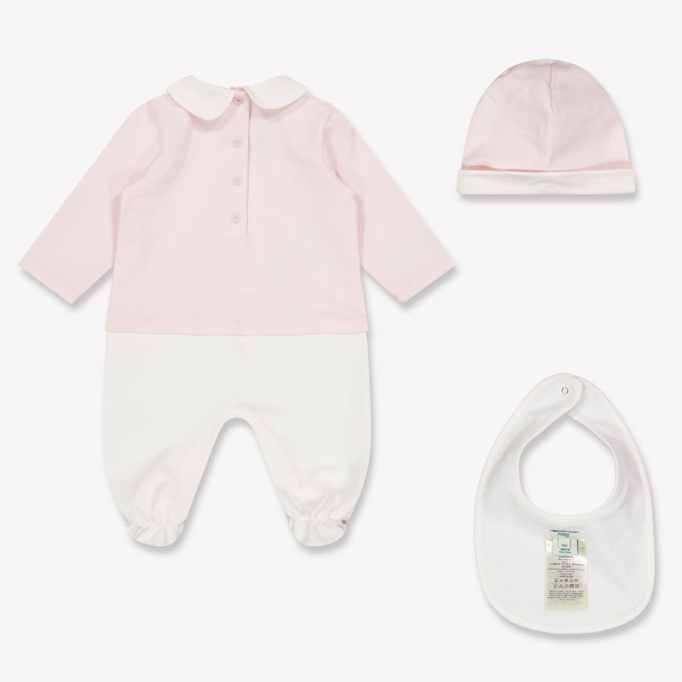 Fendi Baby Unisex Boxpakje In Licht Roze