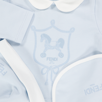 Fendi Baby Unisex Boxpakje In Licht Blauw