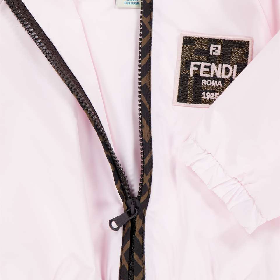 Fendi Baby Meisjes Zomerjas In Roze
