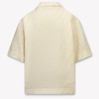 Fendi Kinder Jongens Blouse In Licht Beige