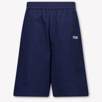 Fendi Kinder Jongens Shorts In Navy