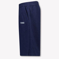 Fendi Kinder Jongens Shorts In Navy