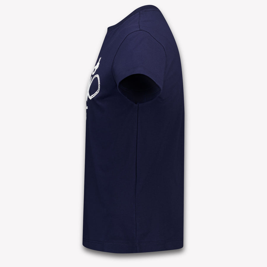 Fendi Kinder Jongens T-Shirt In Navy