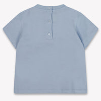 Fendi Baby Jongens T-Shirt In Licht Blauw